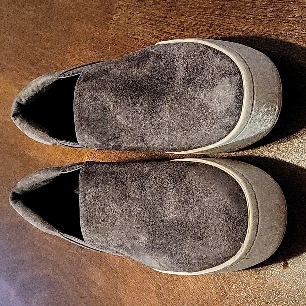 Vince Gray Suade Slip on Platform